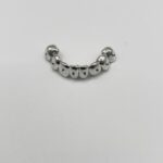 Grillz en plata ley 925 con diamantes de laboratorio JHC Colombian Emeralds